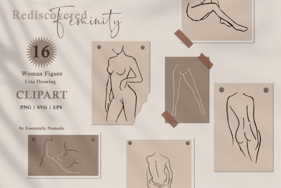 Download Woman Nude Line Drawing Clipart - Premium Resources