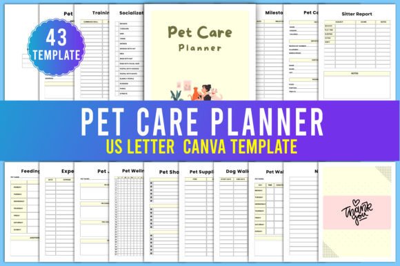 Download Pet Care Planner Canva Interior - Care Collection