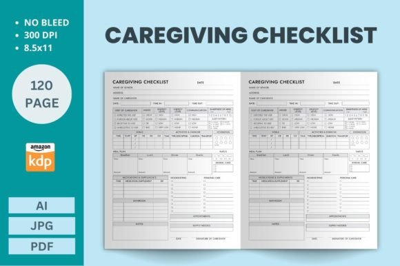 Download Care Giving Checklist Kdp Interior - Care Collection