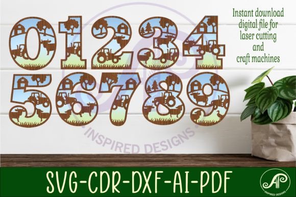 Download Farm Animal Number Two Layer Wall Sign - Animal Collection