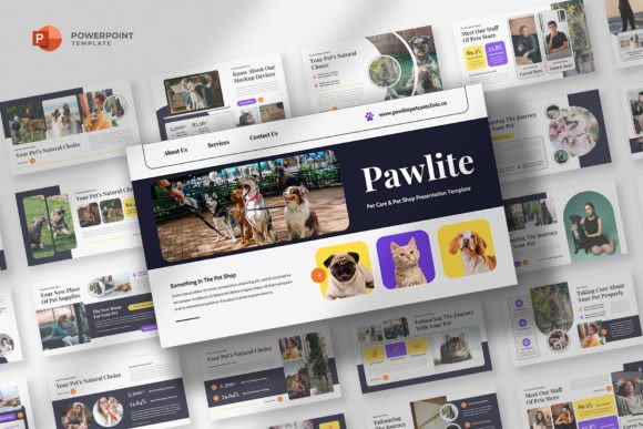 Download Pet Care Powerpoint Template - Care Collection