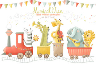 Download Musical Animals Tren Orchestra Clip Art - Animal Collection