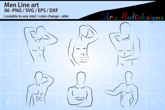 Download Man Nude Line Art Graphics - Nude Collection