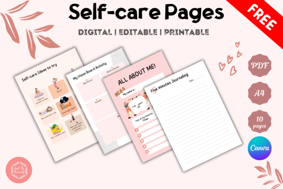 Download FREE Self Care Pages Printable PDF - Care Collection