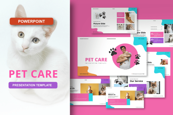 Download Pet Care PowerPoint Template - Care Collection