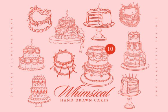 Download 10 Coquette Wedding Birthday Cake Bundle - Wedding Collection